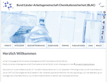 Tablet Screenshot of blac.de